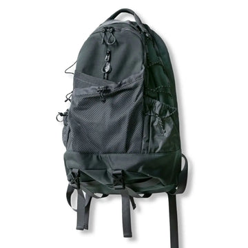 Qfdian High-capacity Casual Grunge Men Backpack Vintage Y2k Aesthetic Streetwear Backpacks Casual All Match Trendy Drawstring Rucksacks